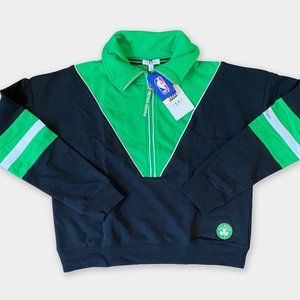 NEW Boston Celtics Half-Zip Sweatshirt